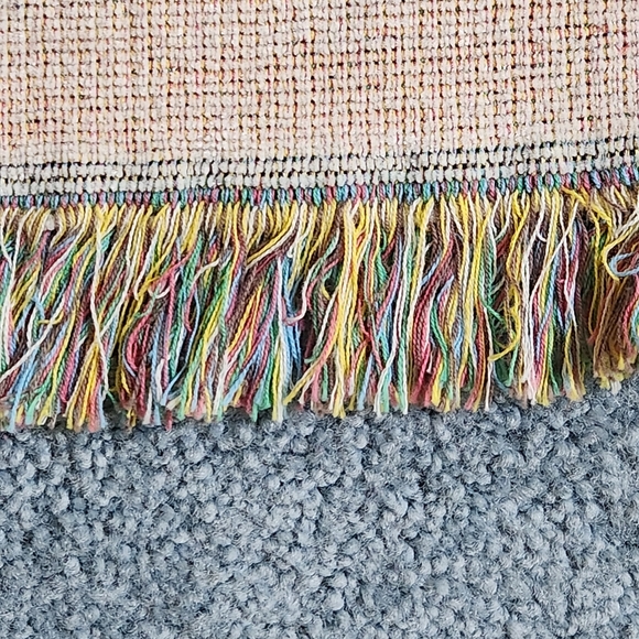 NWT Carolinas Mutual Woodworkers & Weavers Assoc Santa woven blanket Made in USA - Picture 11 of 12